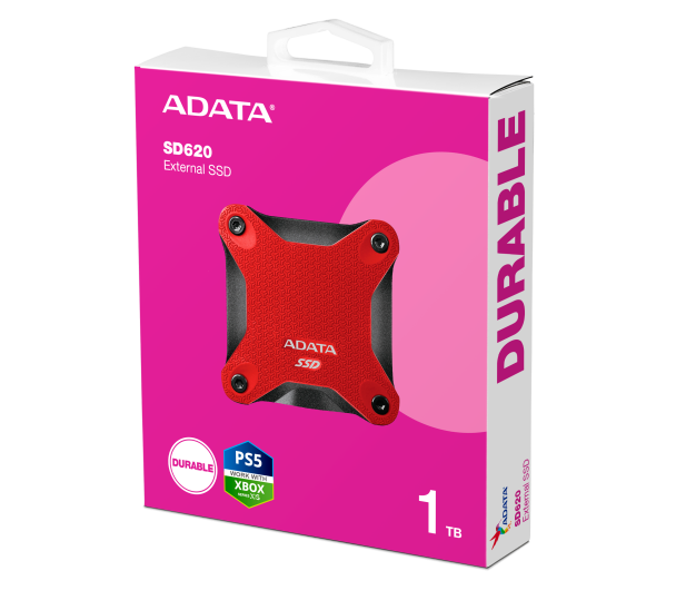 ADATA SSD External SD620 1TB U3.2A Gen2 520/460 MB/s Czerwony - 1195173 - zdjęcie 3